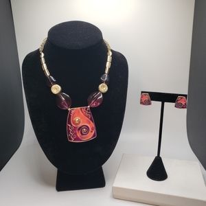 Chico's Necklace and Earrings Set